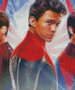 3 Spider Man Illustration Diamond Painting