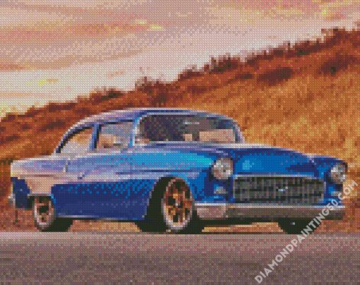 Aesthetic 1955 Chevy diamond painting