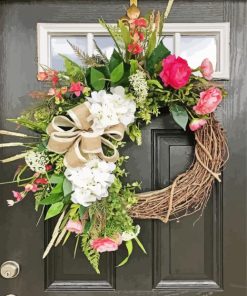 Aesthetic Door Wreaths Diamond Painting