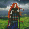 Redhead Warrior Diamond Painting