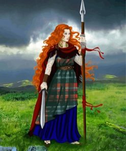 Redhead Warrior Diamond Painting