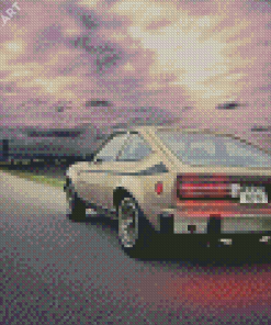 Amc Car On Road Diamond Painting