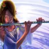 Asian Flute Player diamond painting