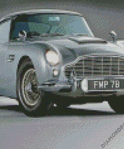 Aston Martin DB5 Car Engine diamond painting