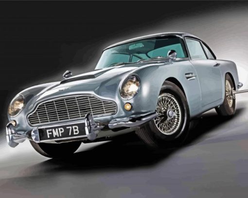 Aston Martin DB5 Car diamond painting