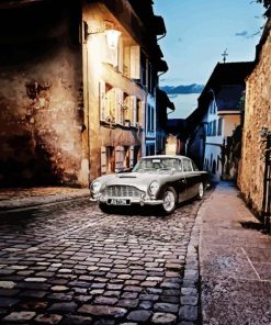 Aston Martin DB5 In Switzerland Alley diamond painting