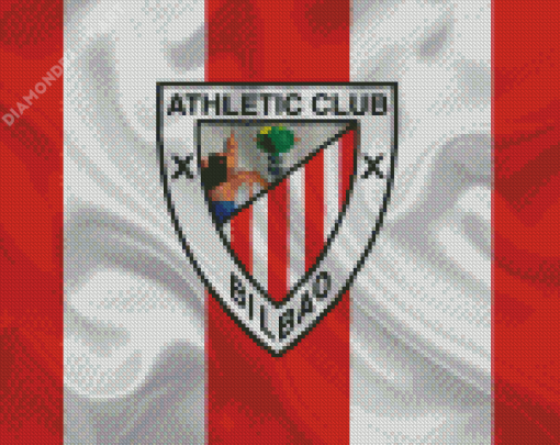 Athletic Club Bilbao Flag Diamond Painting