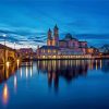 Athlone Bridge And Buildings Diamond Painting