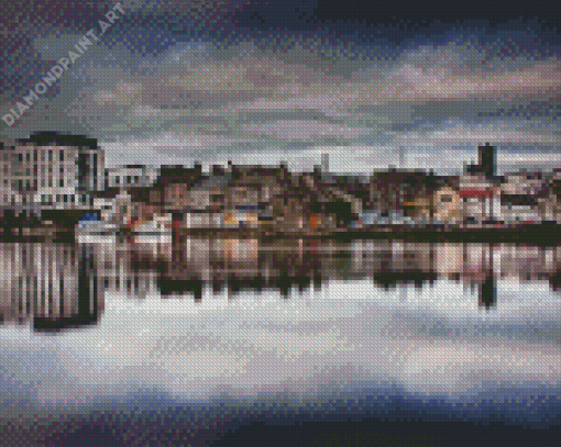 Athlone Buildings Reflection diamond painting