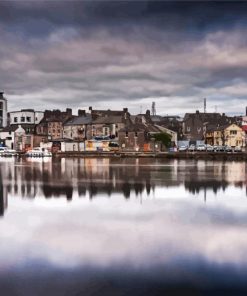 Athlone Buildings Reflection diamond painting