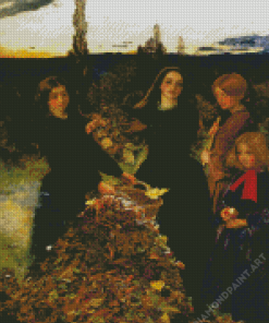 Autumn Leaves By John Everett Millais Diamond Painting