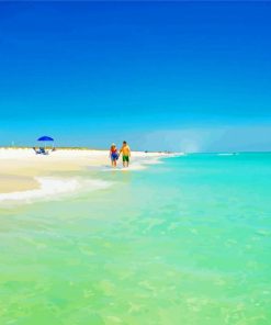 Beautiful Beach In Pensacola diamond painting