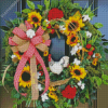 Beautiful Door Wreaths Diamond Painting