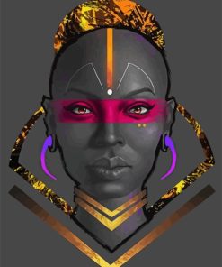 Black Queen Illustration diamond painting