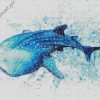 Blue Whale Shark Diamond Painting