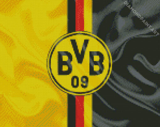 Borussia Dortmund Flag Diamond Painting