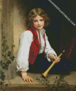 Boy With Flute diamond painting