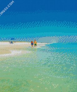 Beautiful Beach In Pensacola diamond painting