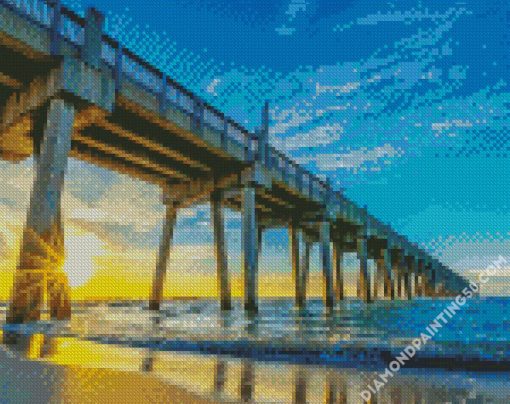 Sunrise Pensacola Florida Beach diamond painting