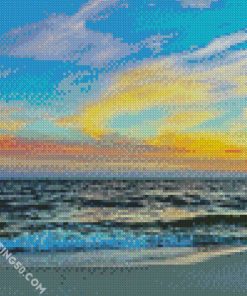 Pensacola Beach At Sunset diamond painting