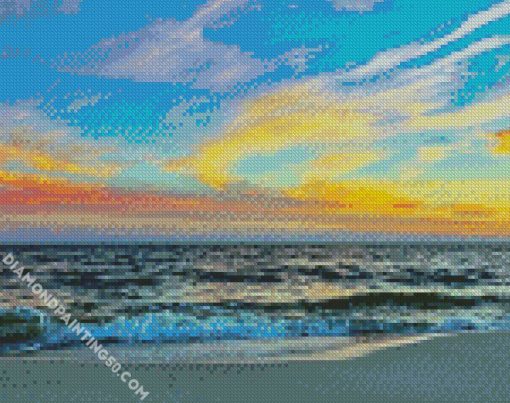 Pensacola Beach At Sunset diamond painting