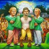 Caddyshack Characters Art Diamond Painting