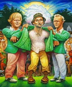 Caddyshack Characters Art Diamond Painting