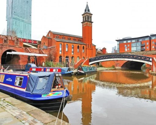 Castlefield Urban Heritage Park Castlefield Manchester diamond painting