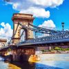 Chain Bridge Budapest diamond painting