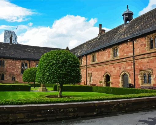 Chetham Library Manchester diamond painting