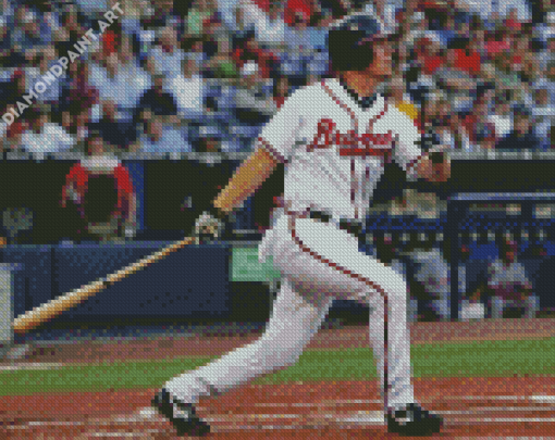 Chipper Jones Player Diamond Painting