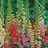 Colorful Foxglove Plants diamond painting