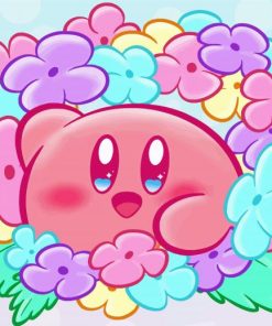 Cute Kirby diamond painting