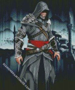 Ezio Assassins Creed Video Game diamond painting