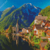 Famous Hallstatt Mountain Diamond Painting