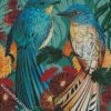 Fantail Birds Art diamond painting