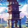 Fantasy Watchtower Diamond Painting