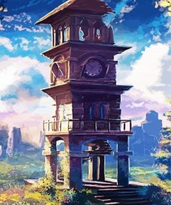 Fantasy Watchtower Diamond Painting