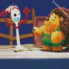 Forky And Hedgehog Toy Story diamond painting