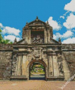 Fort Santiago Manila diamond painting