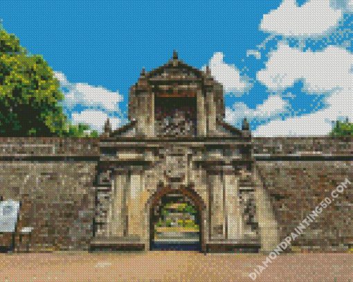 Fort Santiago Manila diamond painting