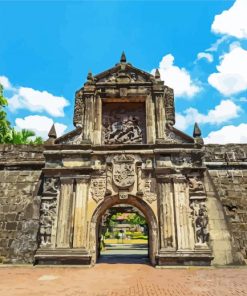 Fort Santiago Manila diamond painting