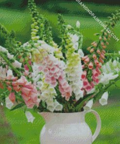 Foxglove Plants Vase diamond painting