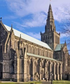 Glasgow Cathedral diamond painting