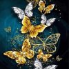 Gold Butterflies diamond painting