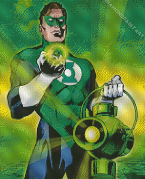 Green Lantern Animation Diamond Painting