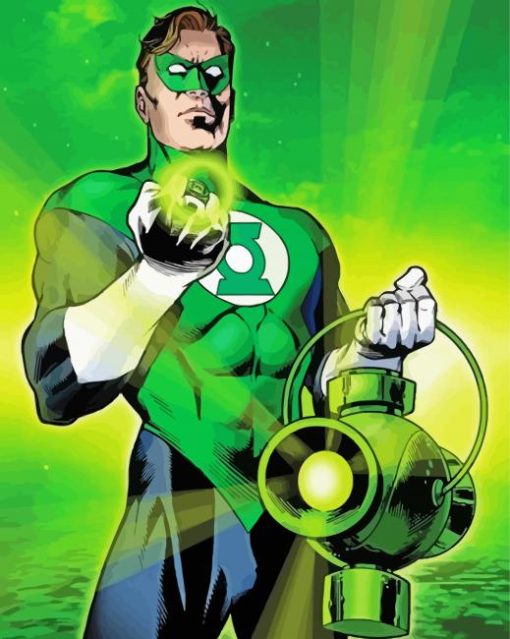 Green Lantern Animation Diamond Painting