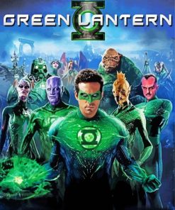 Green lantern Movie Poster Diamond Painting