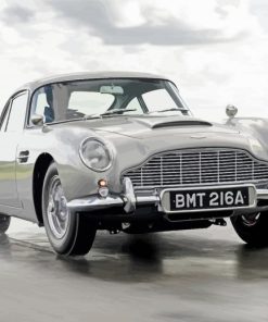 Grey Aston Martin DB5 diamond painting