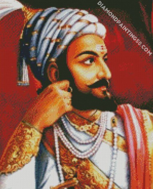 Indian Chatrapati Shivaji Mahara diamond painting